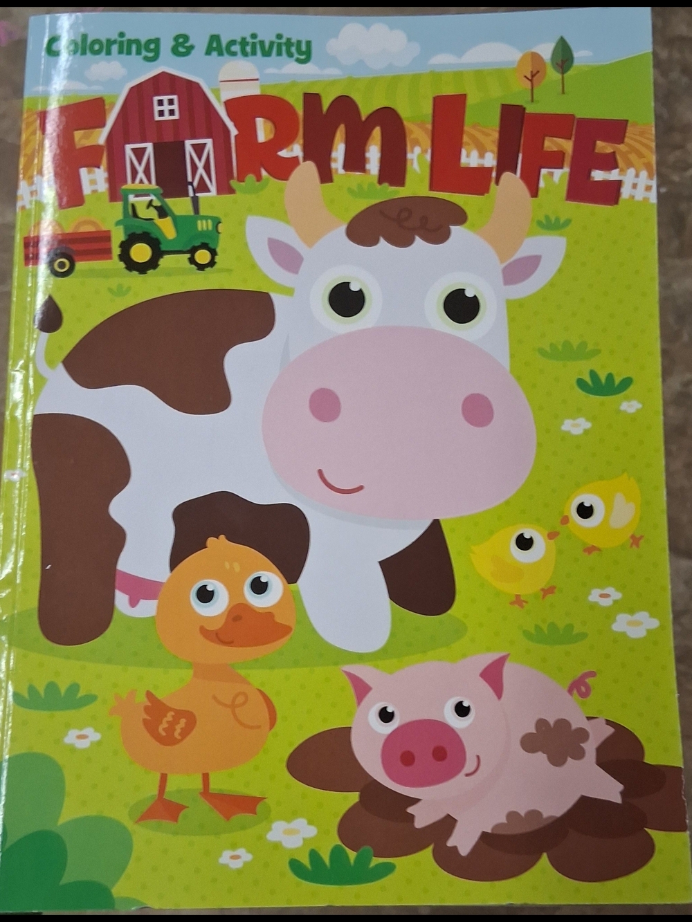 New Farm Life Coloring & Activity Book